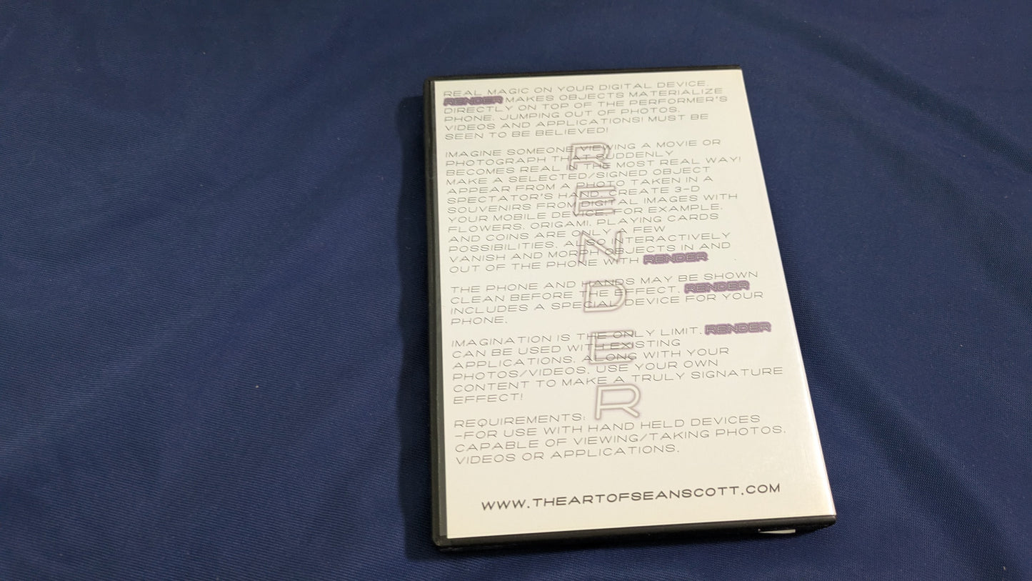 【中古:状態A】Render by Sean Scott