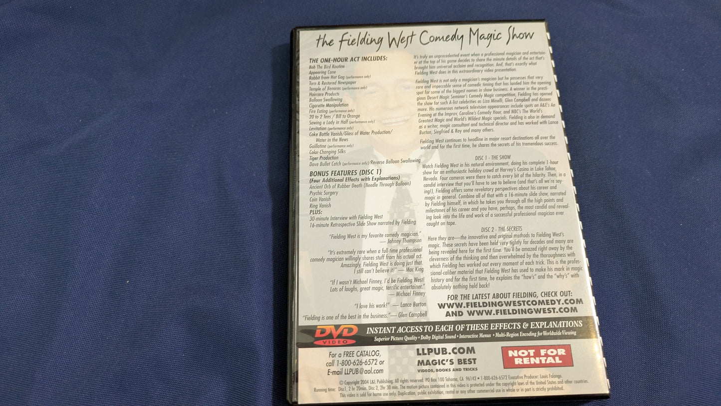 【中古:状態A】Fielding West Comedy Magic Show