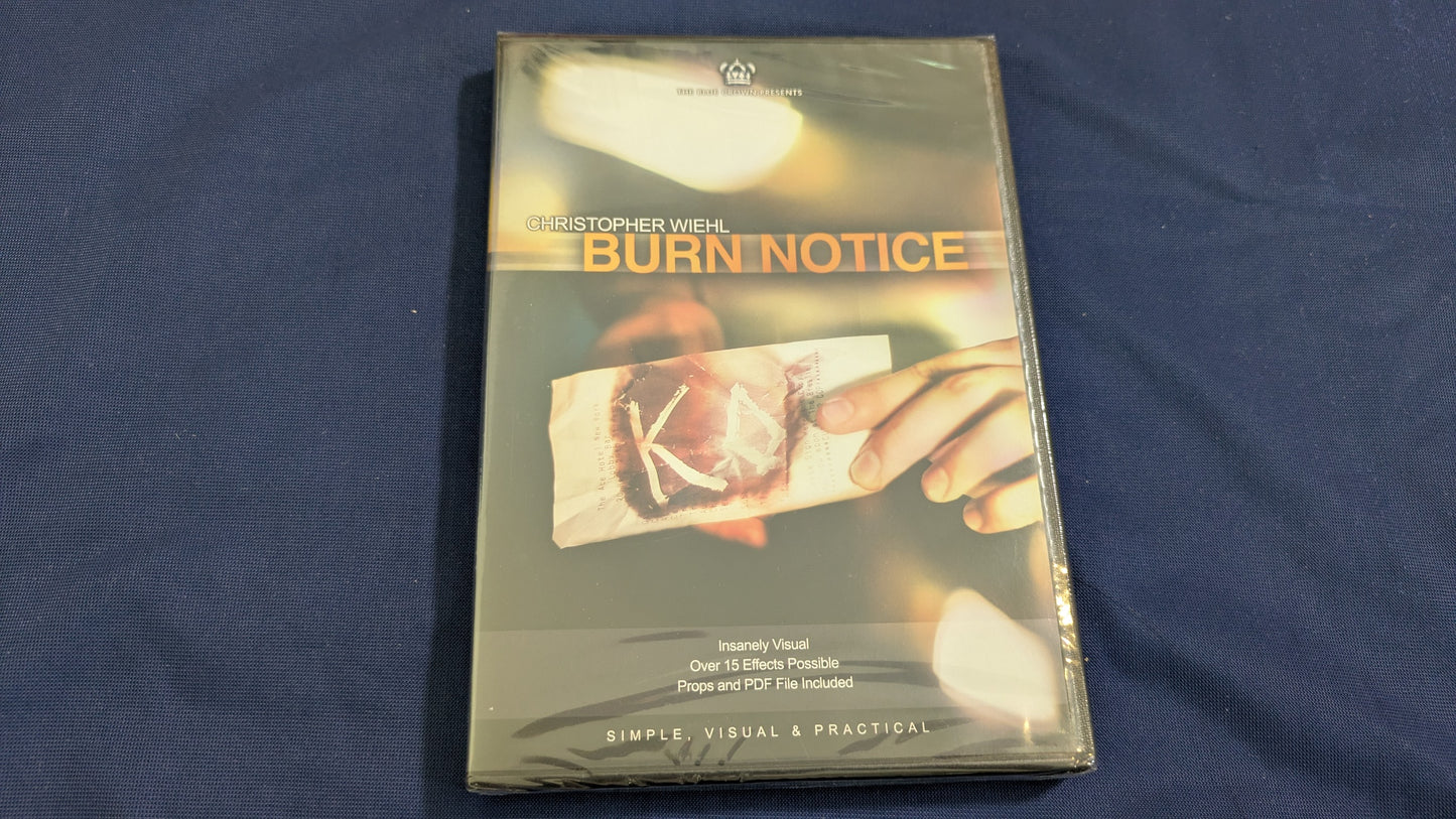 【中古:状態S】Burn Notice by Chris Wiehl and Blue Crown