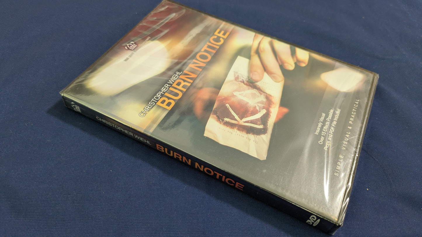 【中古:状態S】Burn Notice by Chris Wiehl and Blue Crown