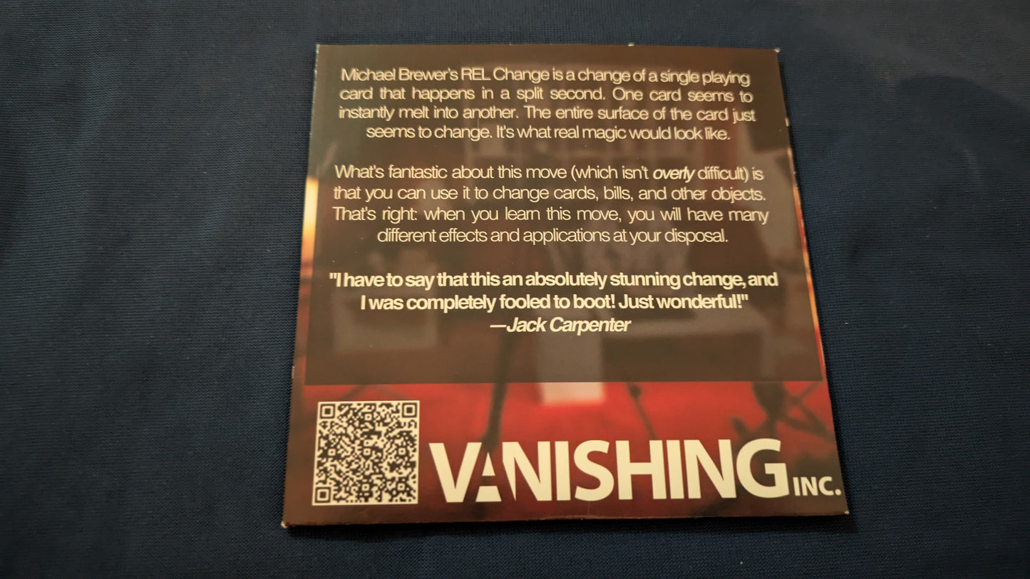 【中古:状態A】Rel Change by Michael Brewer