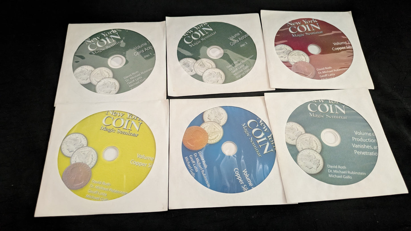 【中古:状態A】New York Coin Magic Seminar 16-Volume DVD Set