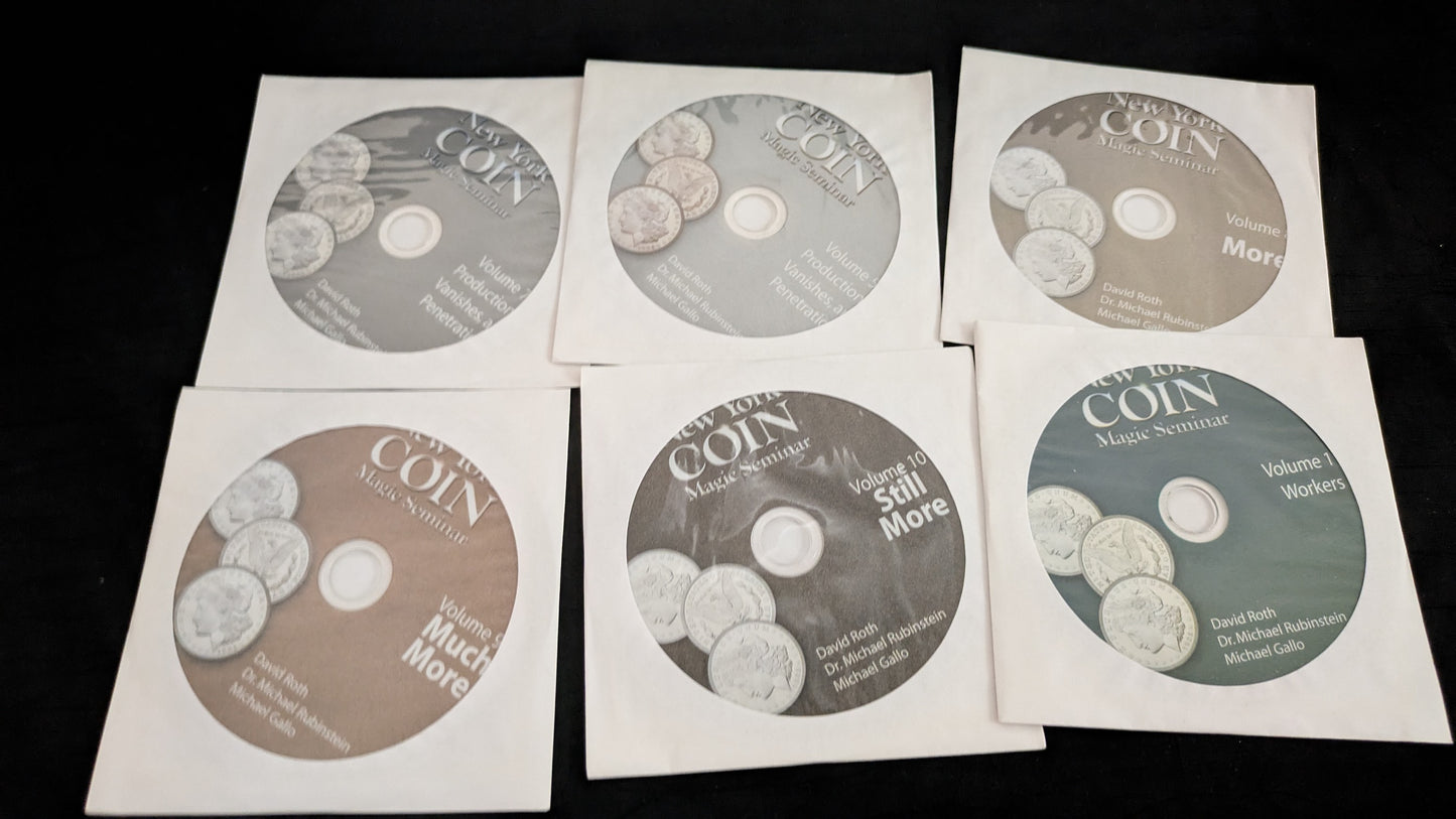 【中古:状態A】New York Coin Magic Seminar 16-Volume DVD Set