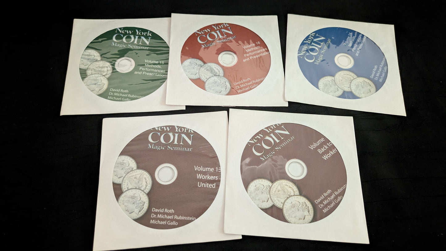 【中古:状態A】New York Coin Magic Seminar 16-Volume DVD Set