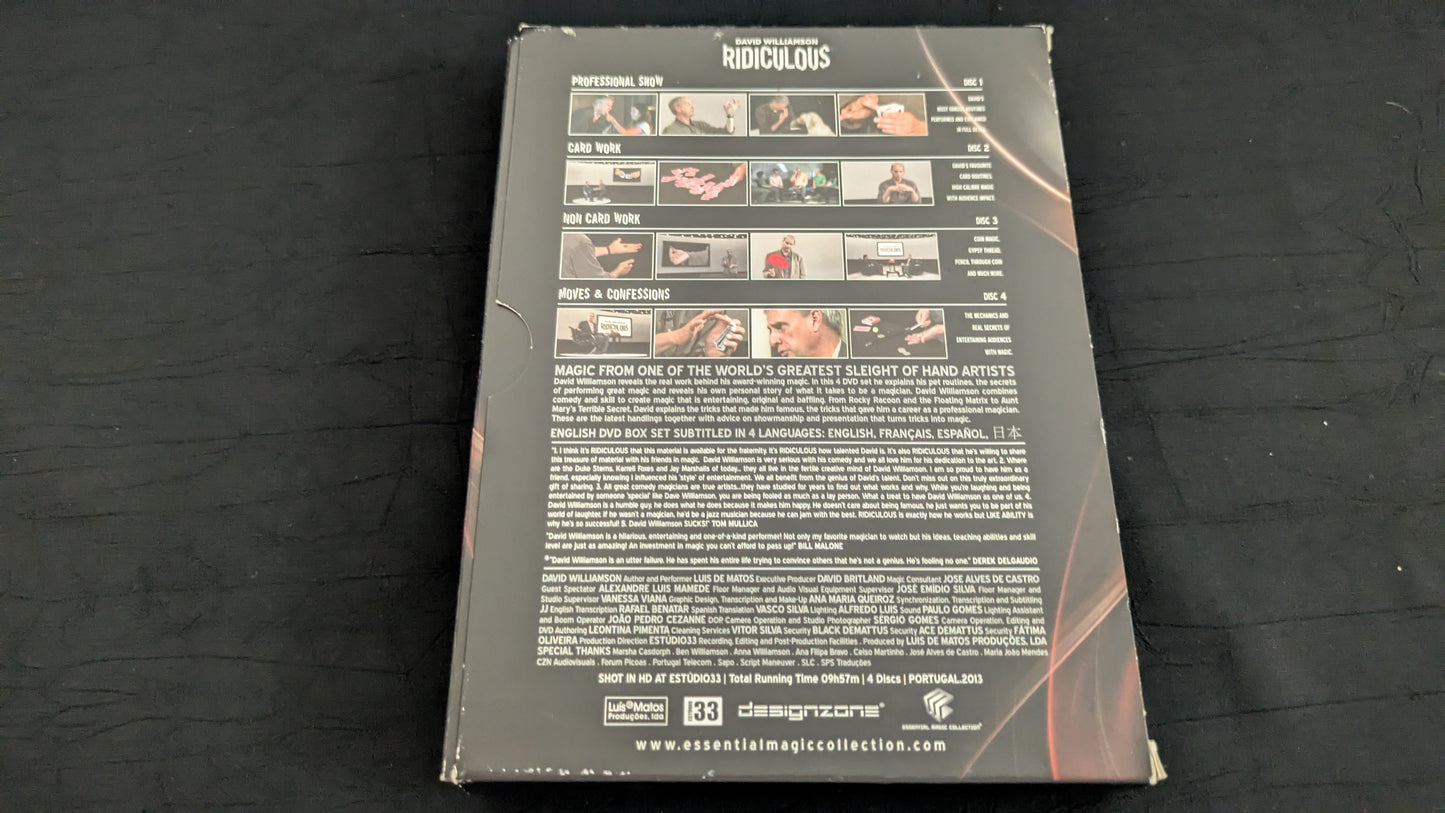 【中古:状態A】Ridiculous DVD by David Williamson