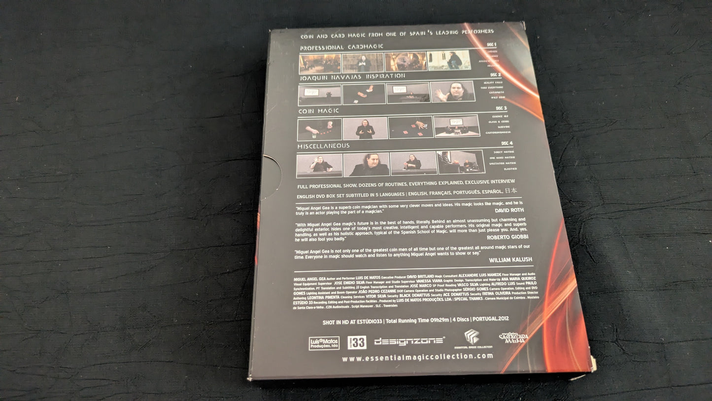 【中古:状態A】Essence (4 DVD Set) by Miguel Angel Gea