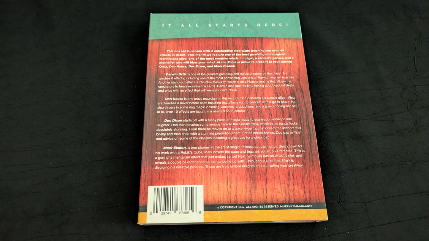 【中古:状態A】At the Table Live Lecture Series - Season 4