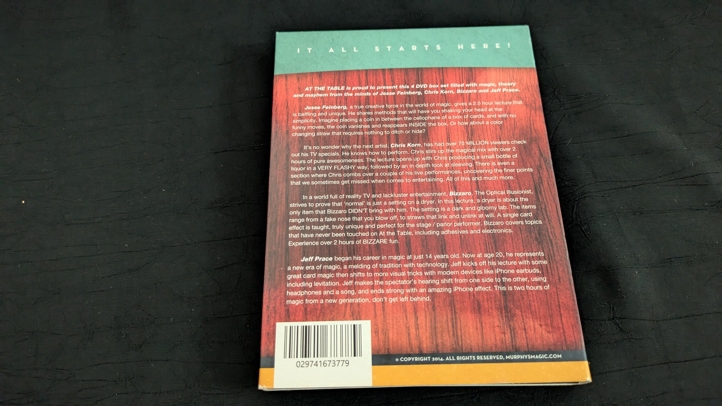 【中古:状態A】At the Table Live Lecture Series - Season 6
