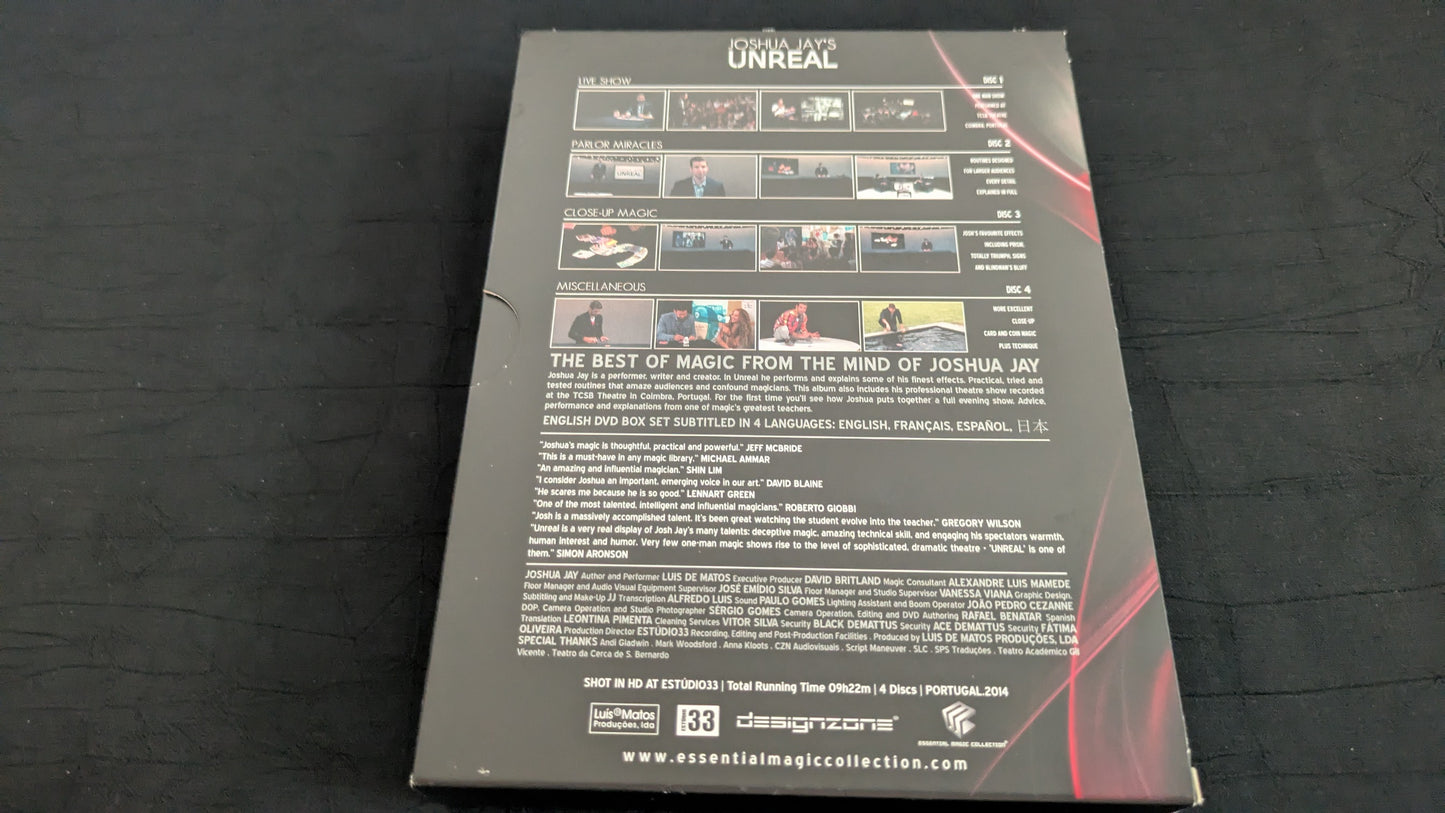 【中古:状態A】Unreal by Joshua Jay