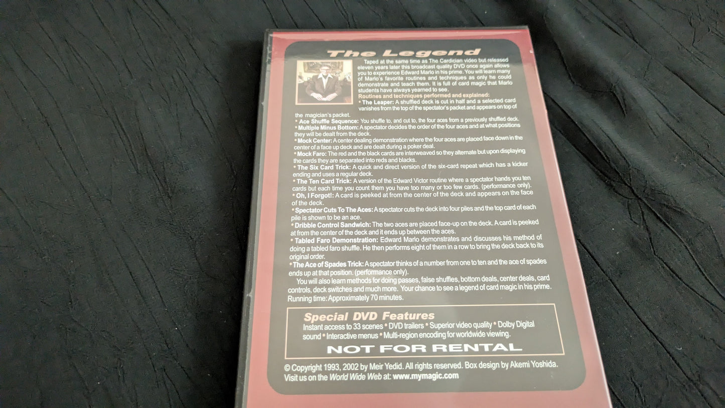 【中古:状態A】Ed Marlo The Cardician- #2, DVD