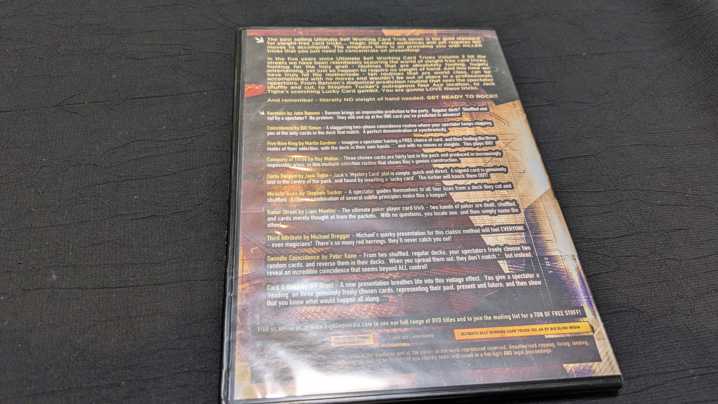 【中古:状態A】Ultimate Self Working Card Tricks Volume 4