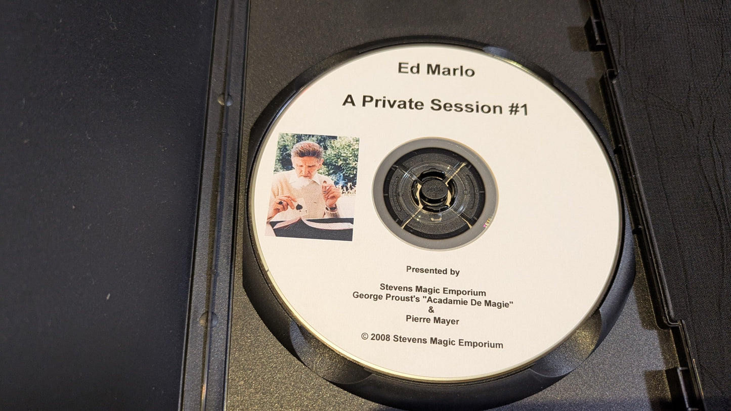 【中古:状態A】Ed Marlo A PRIVETE SESSION- #1, DVD