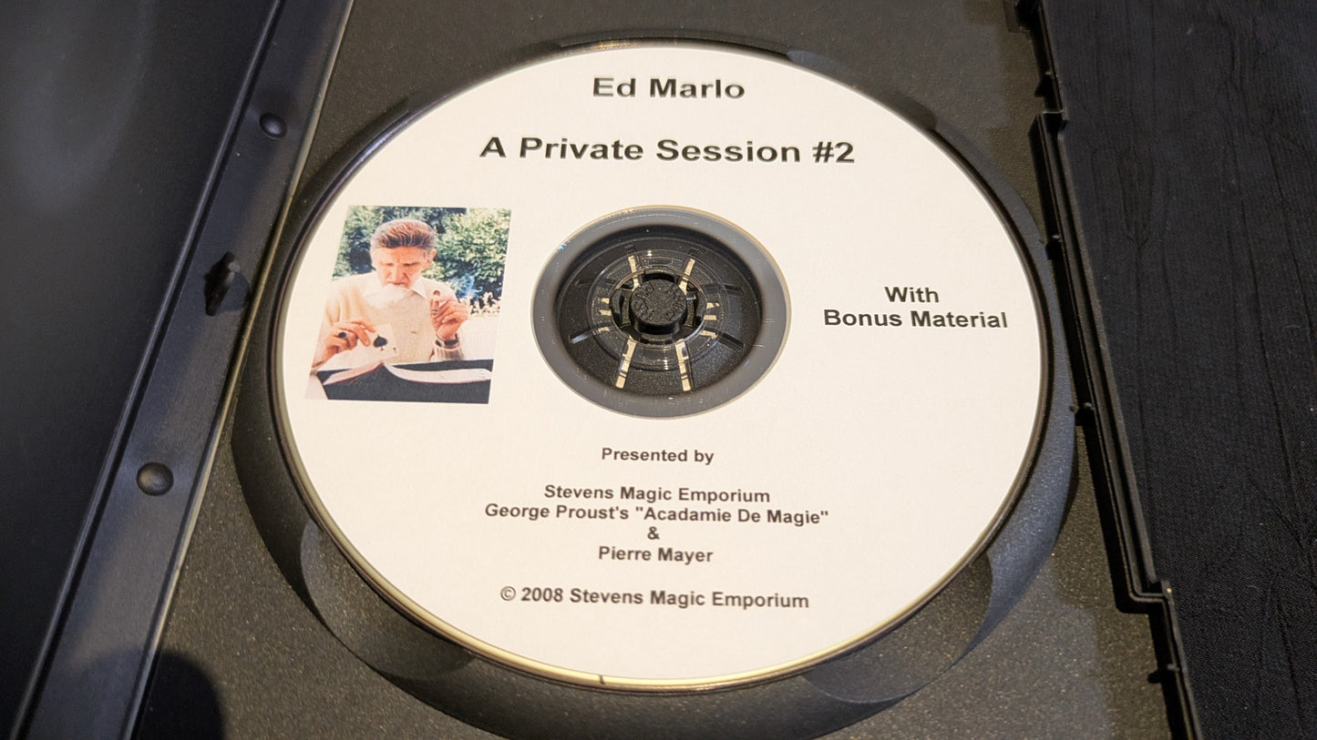 【中古:状態】A Ed Marlo A PRIVETE SESSION- #2, DVD