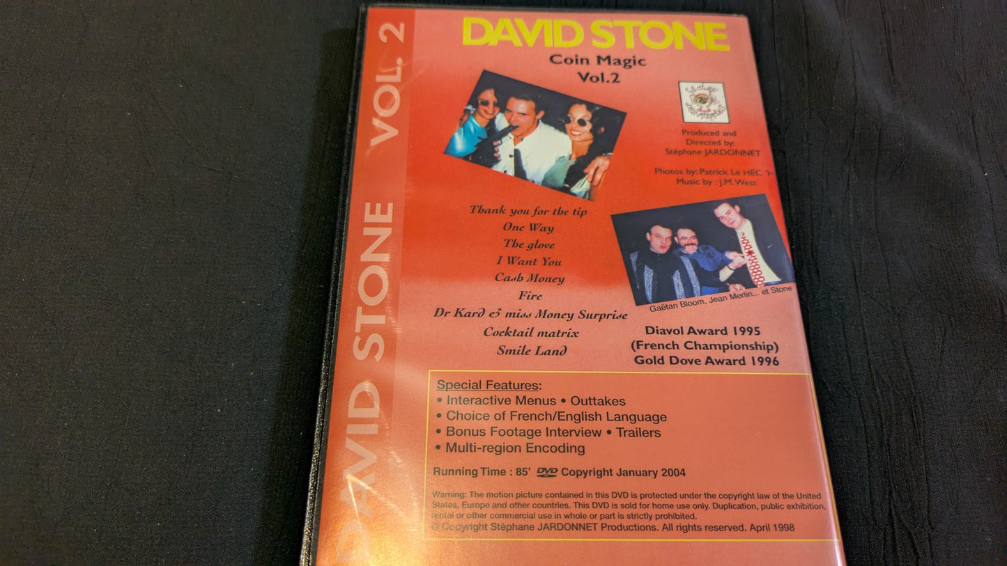 【中古:状態A】David Stone Coin Magic Vol.2