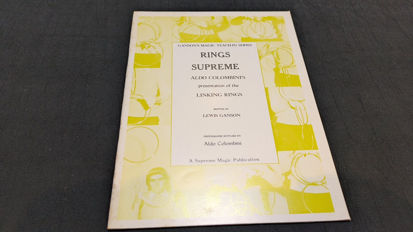 【中古:状態B】RINGS SUPREME by Aldo Colombini