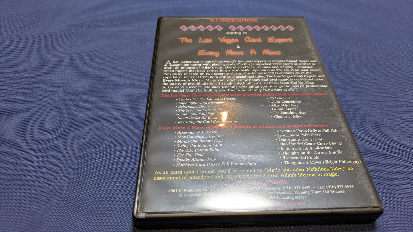【中古:状態A】Las Vegas/Move Ackerman combo, DVD