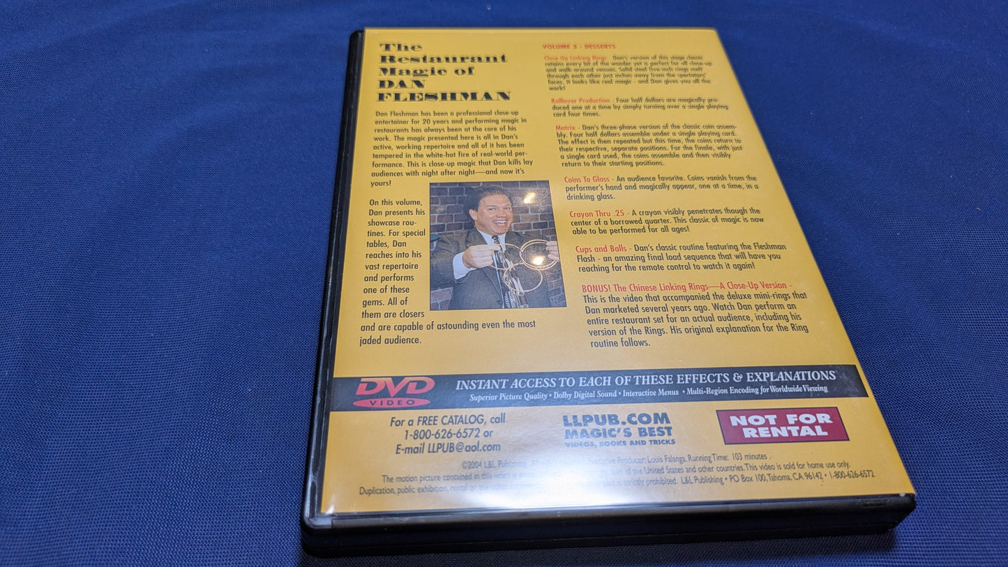 【中古:状態A】Restaurant Magic of Dan Fleshman - Volume3
