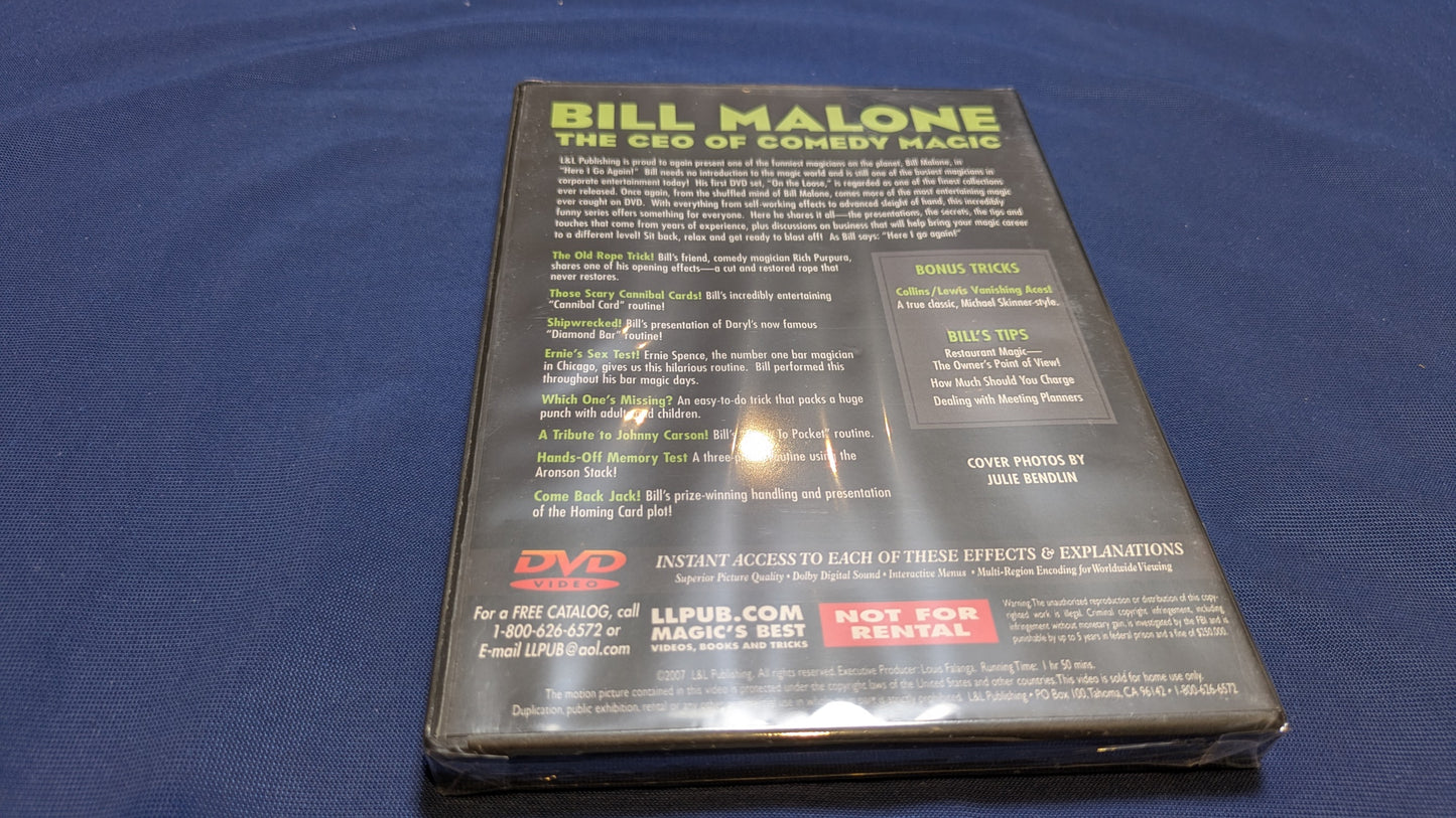 【中古:状態A】HERE I GO AGAIN ! vol.3 (Bill Malone)