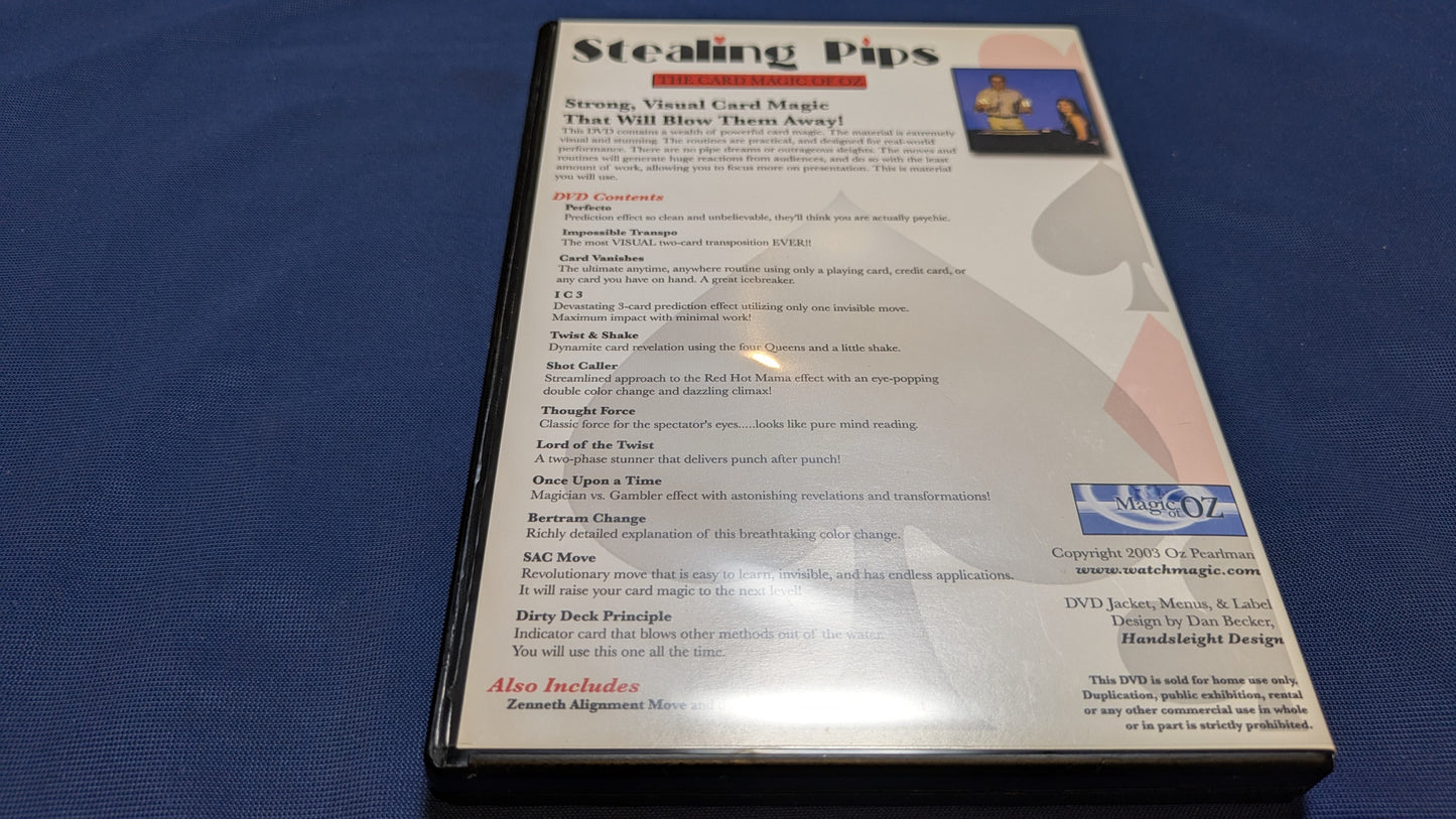 【中古:状態A】STEALING PIPS (Oz Pearlman)
