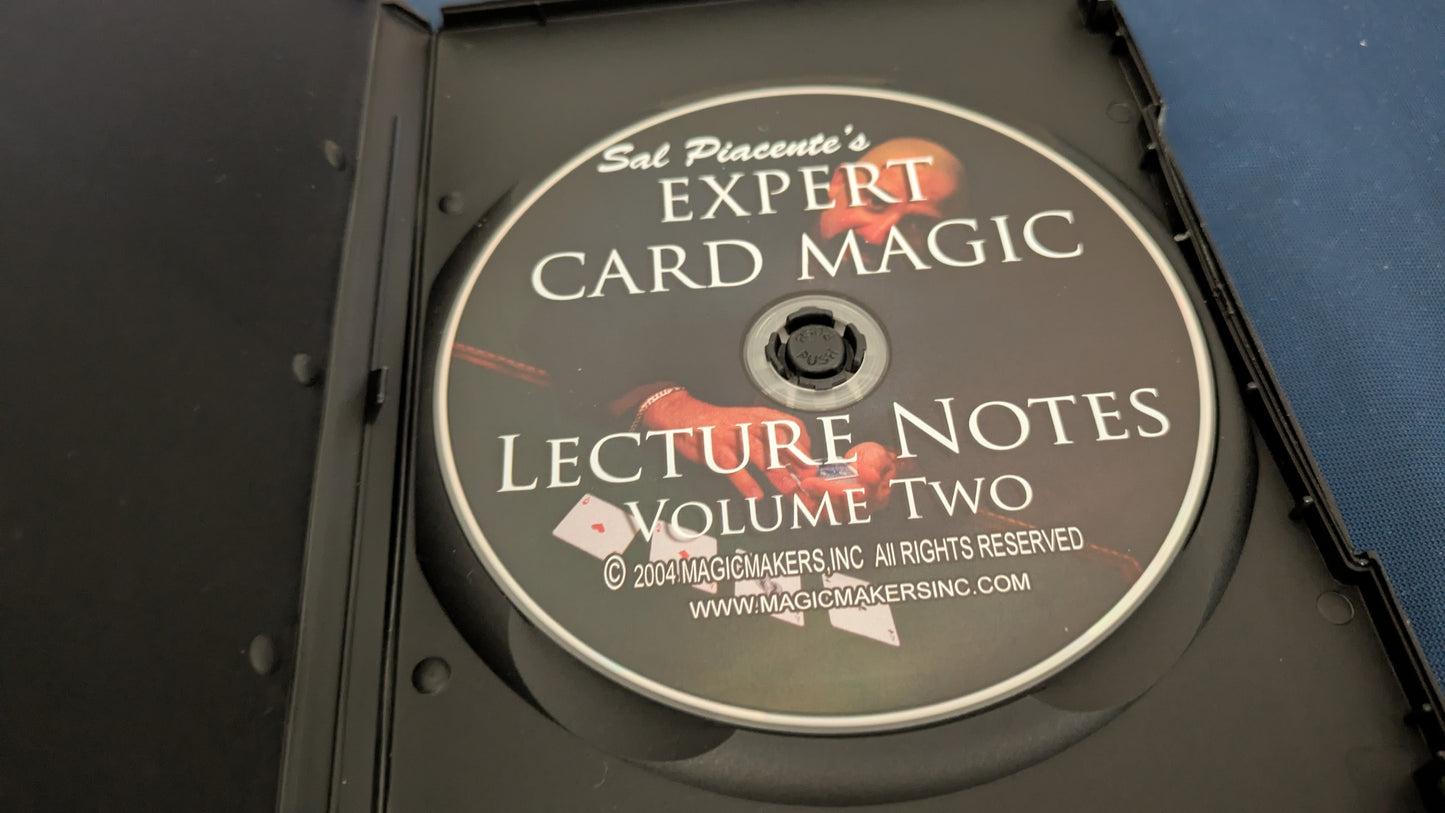 【中古:状態A】Sal Piacente's Expert Card Magic Lecture Notes vol.2