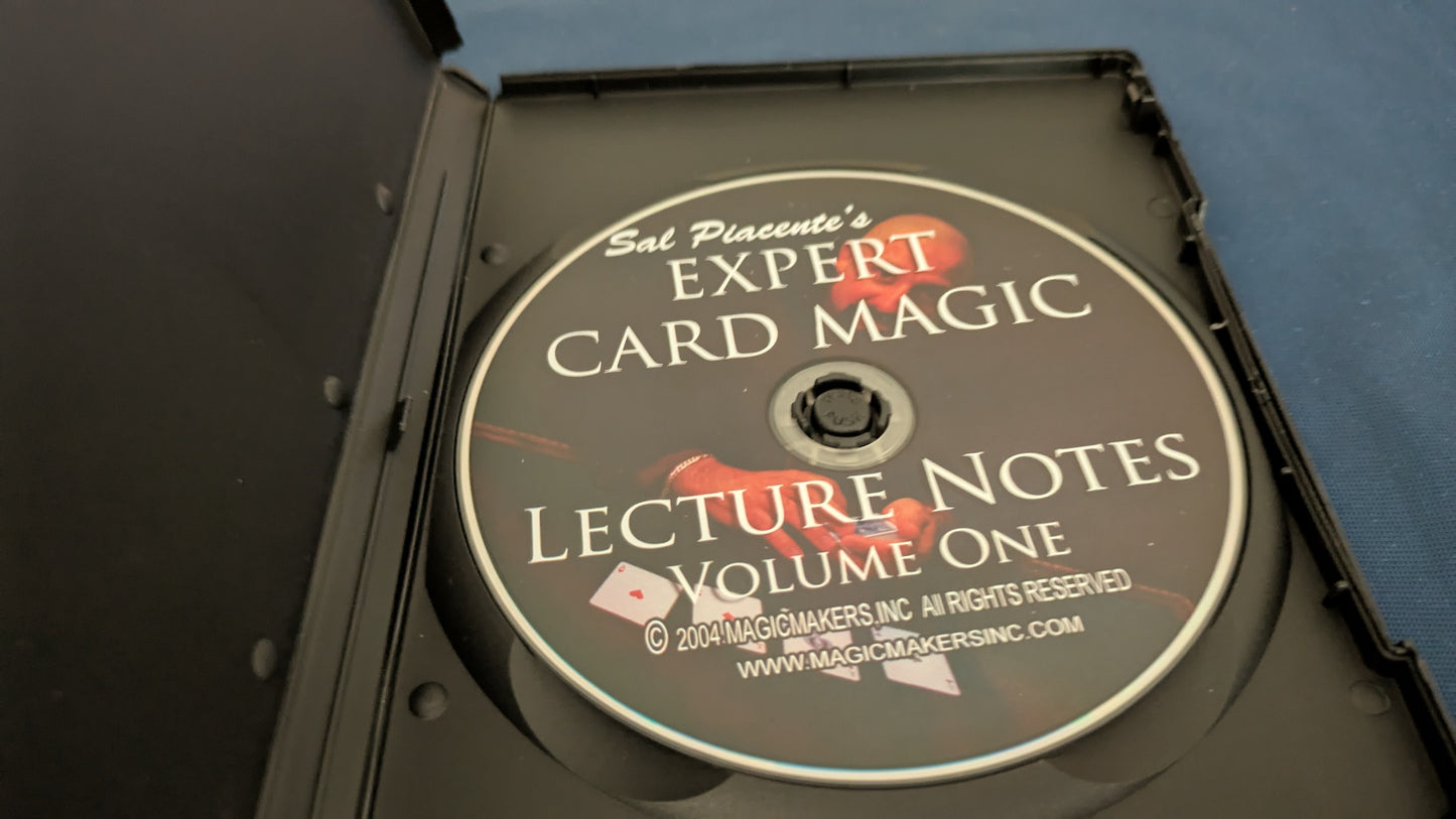 【中古:状態A】Sal Piacente's Expert Card Magic Lecture Notes vol.1