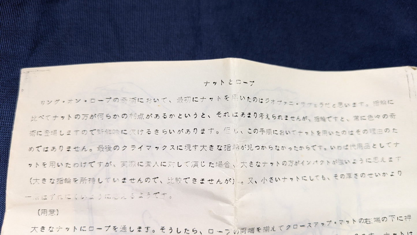 【中古:状態B】ナットとロープ