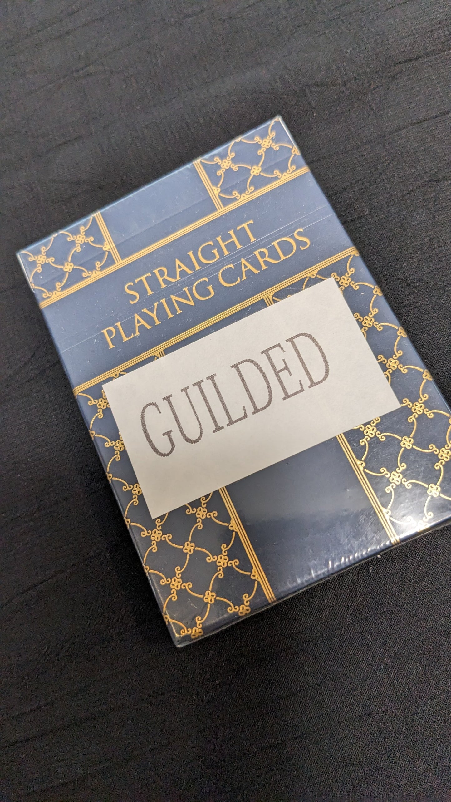 【中古:状態S】Straight Playing Cards Premium Edition GUILDED EDGE(青)