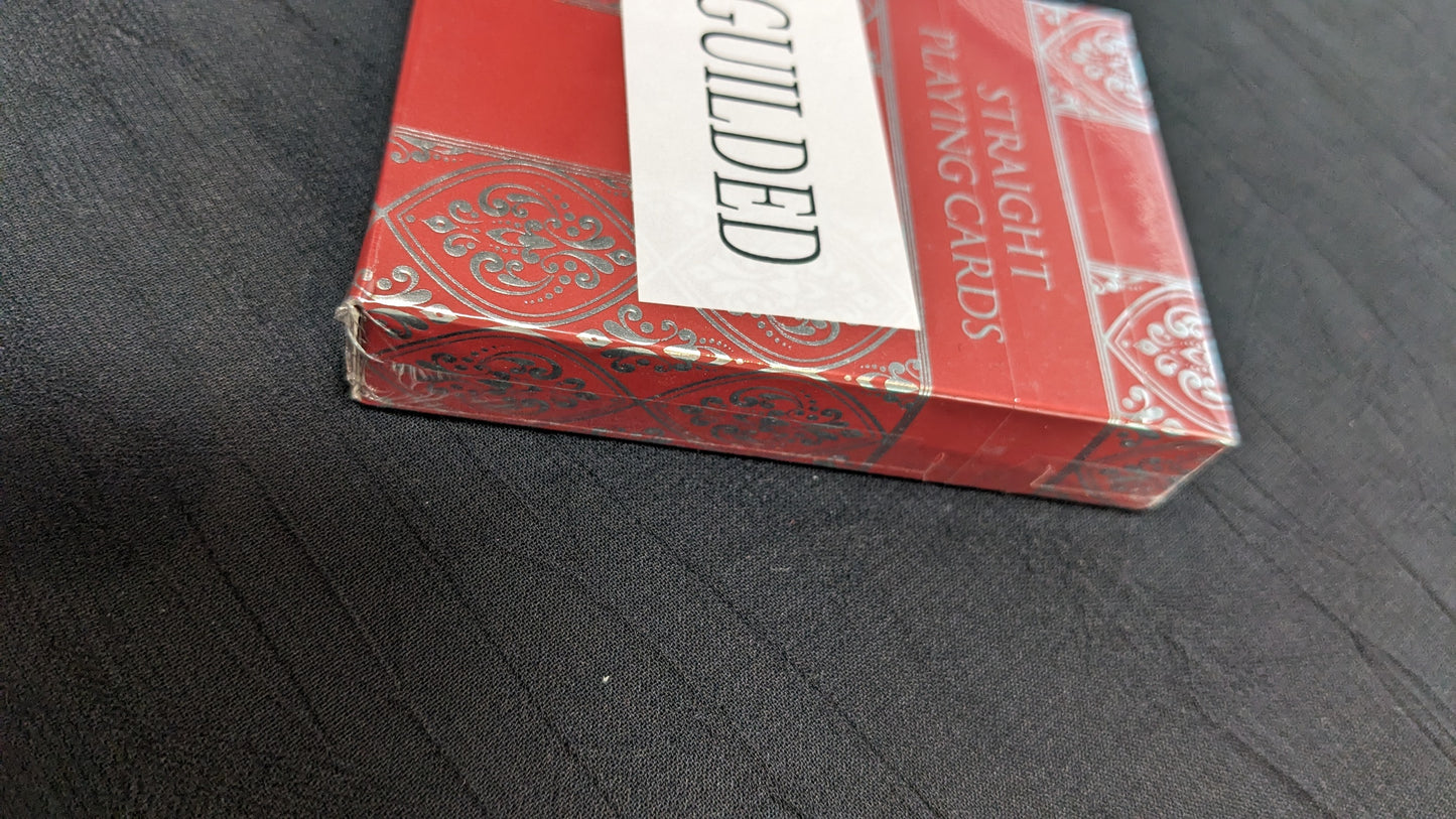 【中古:状態S】Straight Playing Cards Premium Edition GUILDED EDGE(赤)