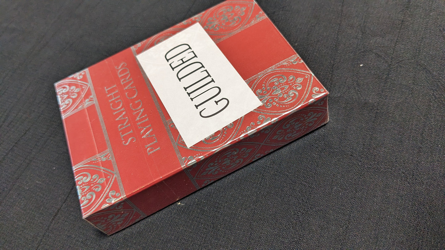 【中古:状態S】Straight Playing Cards Premium Edition GUILDED EDGE(赤)