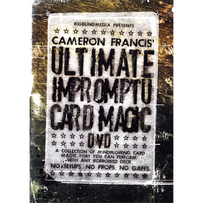 【Murphy's Magic DL】Ultimate Impromptu Card Magic by Cameron Francis & Big Blind Media