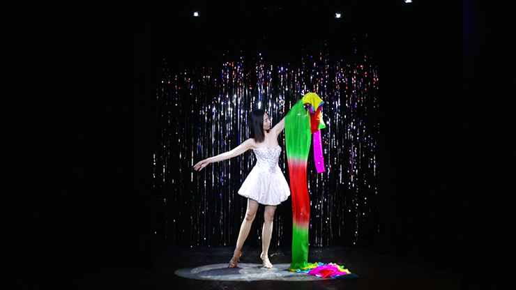【新品】レインボーシルクファウンテンストリーマー/Rainbow Silk Fountain Streamer