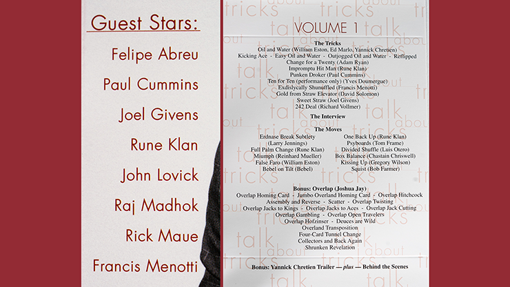 【Murphy's Magic DL】Talk About Tricks (Vol 1 thru 3) by Joshua Jay video DOWNLOAD
