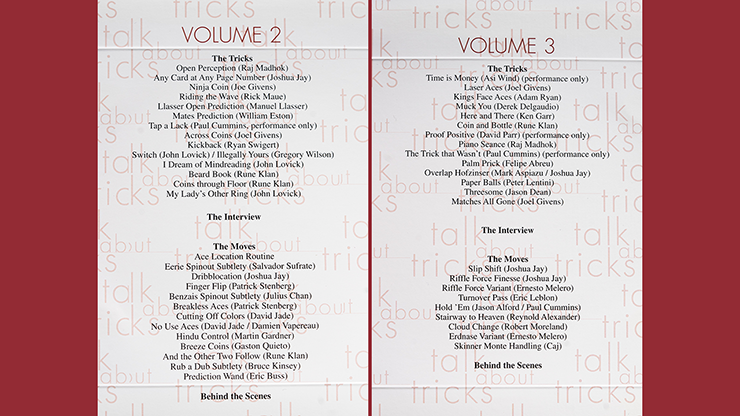 【Murphy's Magic DL】Talk About Tricks (Vol 1 thru 3) by Joshua Jay video DOWNLOAD