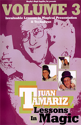 【Murphy's Magic DL】 『レッスンズ・イン・マジック・ボリューム3』 フアン・タマリズ / Lessons in Magic Volume 3 by Juan Tamariz video DOWNLOAD