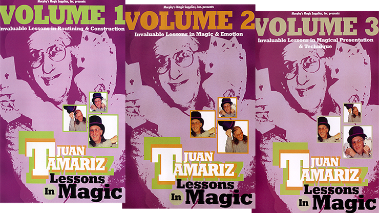 【Murphy's Magic DL】3 Vol. Combo Juan Tamariz Lessons in Magic video DOWNLOAD