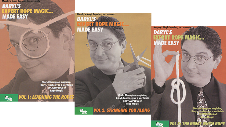 【Murphy's Magic DL】Expert Rope Magic Made Easy by Daryl - 3 Volume Combo video DOWNLOAD