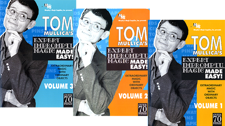 【Murphy's Magic DL】Mullica Expert Impromptu Magic Made Easy Set (Vol 1 thru 3) Tom Mullica video DOWNLOAD