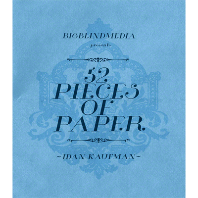 【Murphy's Magic DL】52 Pieces Of Paper by Idan Kaufman and Big Blind Media video DOWNLOAD