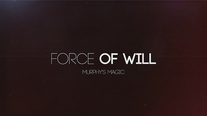 【Murphy's Magic DL】The Vault - Force of Will by Dave Hooper video DOWNLOAD