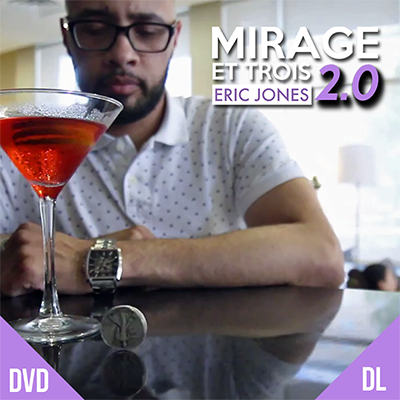 【Murphy's Magic DL】 『ミラージュ・エ・トロワ 2.0』 エリック・ジョーンズ・アンド・ロスト・アート・マジック / Mirage Et Trois 2.0 by Eric Jones and Lost Art Magic - Video DOWNLOAD