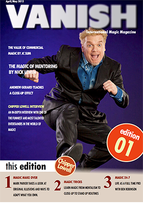 【Murphy's Magic DL】 『バニッシュマガジン』 チッパー・ロウエル / VANISH Magazine April/May 2012 - Chipper Lowell eBook DOWNLOAD