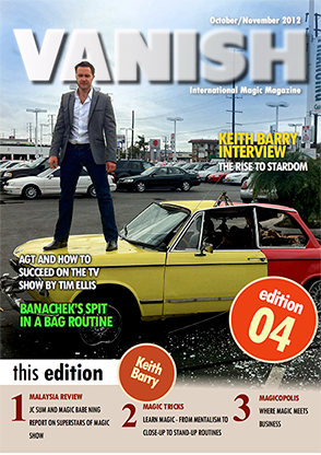 【Murphy's Magic DL】 『バニッシュマガジン』 キース・バリー / VANISH Magazine October/November 2012 - Keith Barry eBook DOWNLOAD
