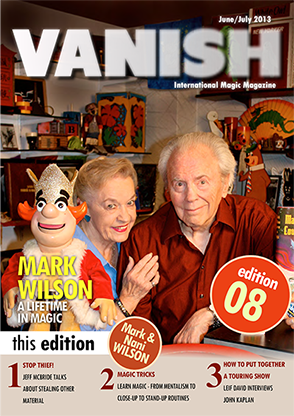 【Murphy's Magic DL】 『バニッシュマガジン』 マーク・ウィルソン / VANISH Magazine June/July 2013 - Mark Wilson eBook DOWNLOAD