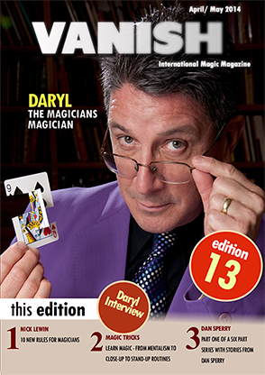 【Murphy's Magic DL】 『バニッシュマガジン』 ダリル / VANISH Magazine April/May 2014 - Daryl eBook DOWNLOAD