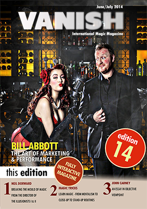 【Murphy's Magic DL】 『バニッシュマガジン』 ビル・アボット / VANISH Magazine June/July 2014 - Bill Abbott eBook DOWNLOAD
