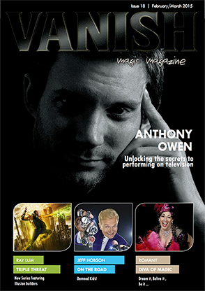 【Murphy's Magic DL】 『バニッシュマガジン』 アンソニー・オーウェン / VANISH Magazine February/March 2015 - Anthony Owen eBook DOWNLOAD