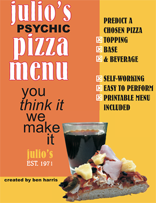 【Murphy's Magic DL】 『ジュリオス・サイキック・ピザ』 ベン・ハリス / Julios Psychic Pizza by Ben Harris eBook DOWNLOAD