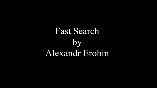 【Murphy's Magic DL】 『ファストサーチ』 アレクサンドル・エロヒン / Fast Search Alexandr Erohin video DOWNLOAD