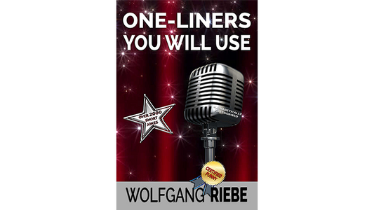 【Murphy's Magic DL】 『ワンライナーズ・ユー・ウィル・ユーズ』 ヴォルフガング・リーベ / One Liners You Will Use by Wolfgang Riebe eBook DOWNLOAD