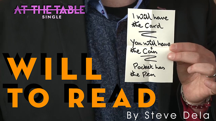 【Murphy's Magic DL】Will to Read Light by Steve Dela ATT Single video DOWNLOAD